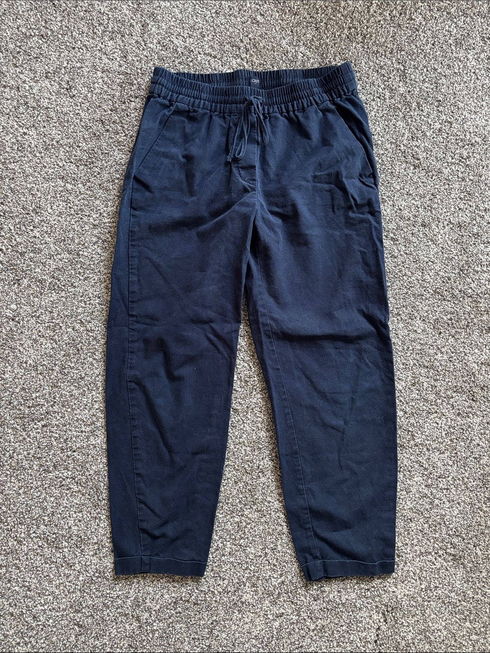 J. Crew Navy Drawstring Women's Joggers